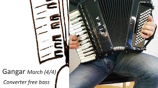 Accordion goes Concertina GangarYounger Norway Converter free bass accordion [upl. by Llenrad]