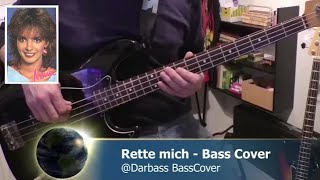 Nena Cover Rette mich  Bass Cover amp Bass Solo 🎧 [upl. by Sone]