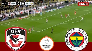 FENERBAHÇE GAZİANTEP MAÇI CANLI İZLE [upl. by Norihs]