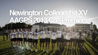 Newington College  1st XV 2013 AAGPS Co Premiers Season Highlights [upl. by Neirod286]