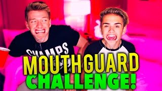 MOUTH GUARD CHALLENGE W COLLINS KEY [upl. by Tap406]