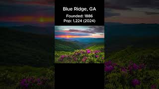 Random US Towns Blue Ridge GA shorts [upl. by Adeline]