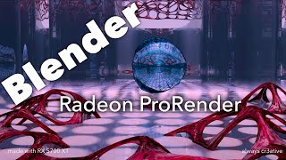 Blender 282 on the Mac  AMD ProRender eGPU RX 5700 XT [upl. by Wiley]