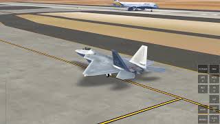 Being totally random in an F22 in Infinite FlightMy last day with Infinite Flight Pro [upl. by Tteve782]