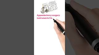 Appendectomy instruments Name doctorsdream doctor dreamdoctor mbbs biology [upl. by Tod]