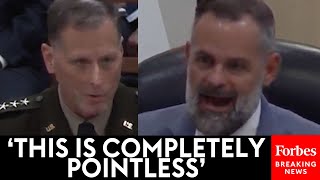 I Dont Think Youre Deserving Of Four Stars Cory Mills Gets Fed Up With Top Army Official [upl. by Levitus]