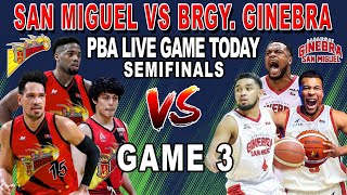 BRGY GINEBRA vs SAN MIGUEL Game 3 Semifinals  PBA Live Full Game Today  October 13 2024  2K24 [upl. by Verna953]