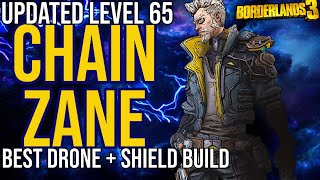 Updated Level 65 DroneShield Zane Build Solo All Content  Gamesave  Chain Zane  Borderlands 3 [upl. by Veradis]