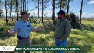 Hurricane Helene Impacts to Georgia Jerome and Jay Crosby Willacoochee Georgia [upl. by Kilar578]