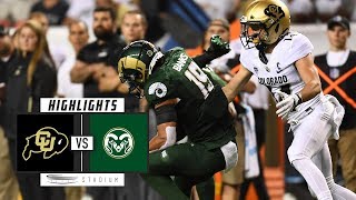 Colorado vs Colorado State Football Highlights 2018  Stadium [upl. by Eikcuhc]