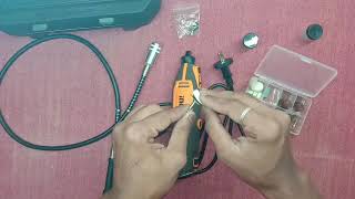 ARNA INGCO Mini Die Grinder Tool Kit Unboxingquot product link [upl. by Earaj]