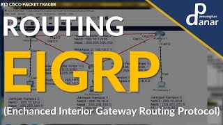 13 Routing Dinamis EIGRP  Cisco Packet Tracer [upl. by Aphra61]