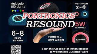 Portronics Resound 5W Bluetooth Speaker portronicsresound portronics speaker geekyfied audio [upl. by Etnovad297]