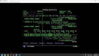 Creating Your First CL Program on IBM i AS400 [upl. by Durham]