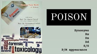 04 Christisons Saying  Oxalic acid poisoning 22  forensic medicine and toxicology  made easy [upl. by Akimad]