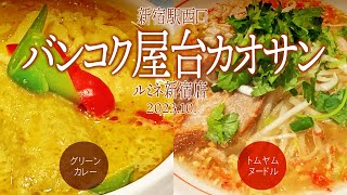 新宿区めぐり【バンコク屋台 カオサン ルミネ新宿店】202310新宿区西新宿115 ルミネ1 B2フロア [upl. by Dihgirb107]