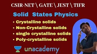 single crystalline Polycrystalline solidsCrystalline solidscrystal structureHindiPOTENTIAL G [upl. by Edialeda]