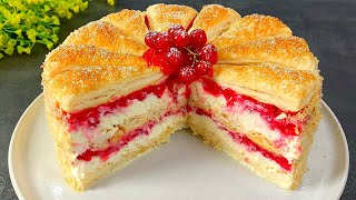 Ich habe noch nie so einen leckeren Kuchen gegessen 😋😋😋 Einfaches und leckeres Rezept [upl. by Adelaida]