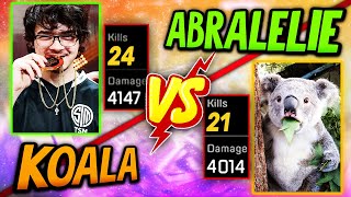 Floating Koala 1V1s TSM Abralelie In APEX LEGENDS [upl. by Assele]