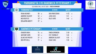 Parramatta 1 v Randwick Petersham 1 [upl. by Tilla]