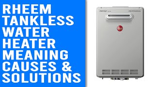 Rheem Tankless Water Heater Code 29 – Meaning Causes and Solutions [upl. by Clougher455]