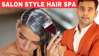 Hair Spa At Home for Silky fizz free Shiny Hair  Dr Vivek Joshi [upl. by Atter]