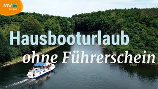 Ein Hausboot  2 Paare und eine unvergessliche Zeit in der Mecklenburgischen Seenplatte [upl. by Norved637]