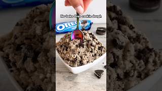 Edible Oreo Cookie Dough 😍 easyrecipe recipe [upl. by Ikkela]