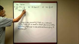 Lesson 31 Solving TwoStep Equations [upl. by Kwabena]