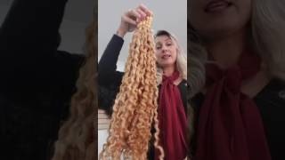 Cabelo Humano Para Mega Hair Ondulado e Cacheado [upl. by Hesta808]