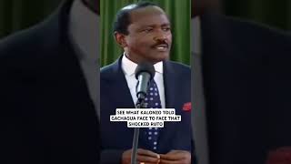 SEE WHAT KALONZO TOLD GACHAGUA FACE TO FACE THAT SHOCKED RUTO shorts ruto gachagua [upl. by Zebapda321]