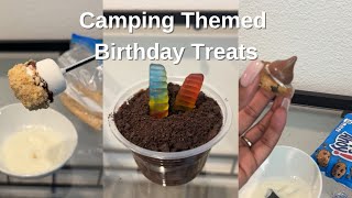 Camping Themed Party Treats  Kids Party  Camping Snacks [upl. by Ahseei]