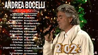 Andrea Bocelli Greatest Christmas Song 2023  Top 20 Most Famous Opera Pop Christmas Andrea Bocelli [upl. by Kcirad]