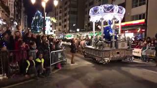 Cabalgata de Reyes Magos Oviedo 2018 1ª parte [upl. by Derril]