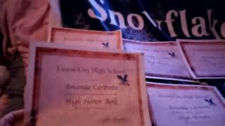 My Union City High School Honor Roll Certificates [upl. by Thain]