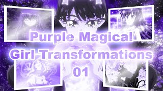 Purple Magical Girl Transformations 01 [upl. by Charin]