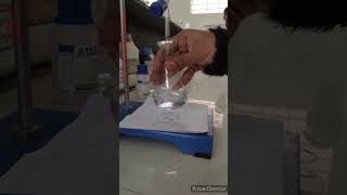 Acid base titration experiment short videoshortfeed [upl. by Hamrah]