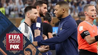 Argentina and France walk outs and national anthems ahead of World Cup Final  2022 World Cup [upl. by Nesyaj]