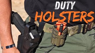 Best Duty Holsters For Military And Police [upl. by Hildebrandt559]