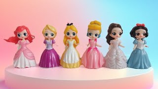 Looking For Disney Princess Mix Rainbow Dress 9 MYSTERY SURPRISES Dolls Satisfying Video ASMR [upl. by Nairrod212]