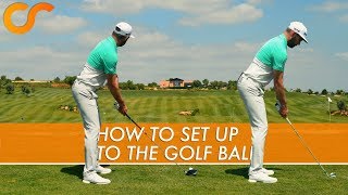 HOW TO SET UP TO THE GOLF BALL [upl. by Cahra686]