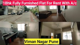 1 Bhk Fully Furnished Flat For Rent in Pune  Viman Nagar Near Symbiosis college [upl. by Mozelle]