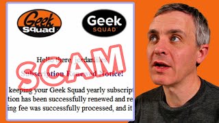 Geek Squad Email Invoice Scam 2024 [upl. by Etti]