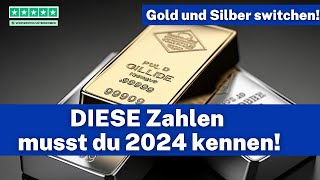 Neue Prognose 2024 für die Gold Silber Ratio  Einstellung Switch Pilot [upl. by Crispas532]