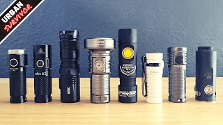 The Best 1835016340 EDC Flashlights Compared ArmyTek RovyVon Olight ThruNite Sofirn Nitecore [upl. by Erehs296]