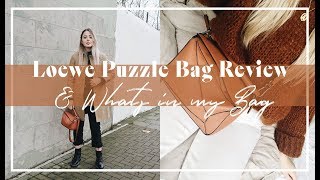 LOEWE PUZZLE BAG  review amp whats inside [upl. by Burner]