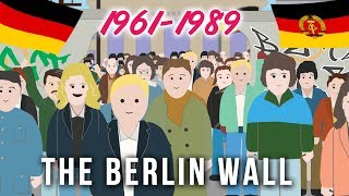 The Berlin Wall 19611989 [upl. by Esiuolyram]