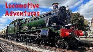 Steam Locomotive 7903 Foremarke Hall Ride Along GWR 20424 [upl. by Aitsirt]