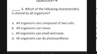 Biology Test 1 Review [upl. by Atsylak]