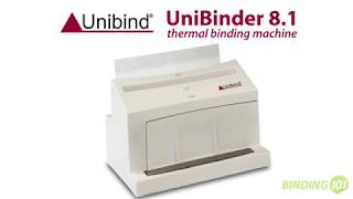 Unibind UniBinder 81 Thermal Binding Machine Overview [upl. by Kacey]